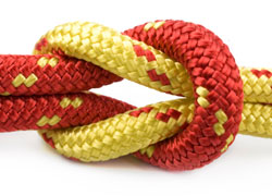 Creating Partnerships - knot in rope